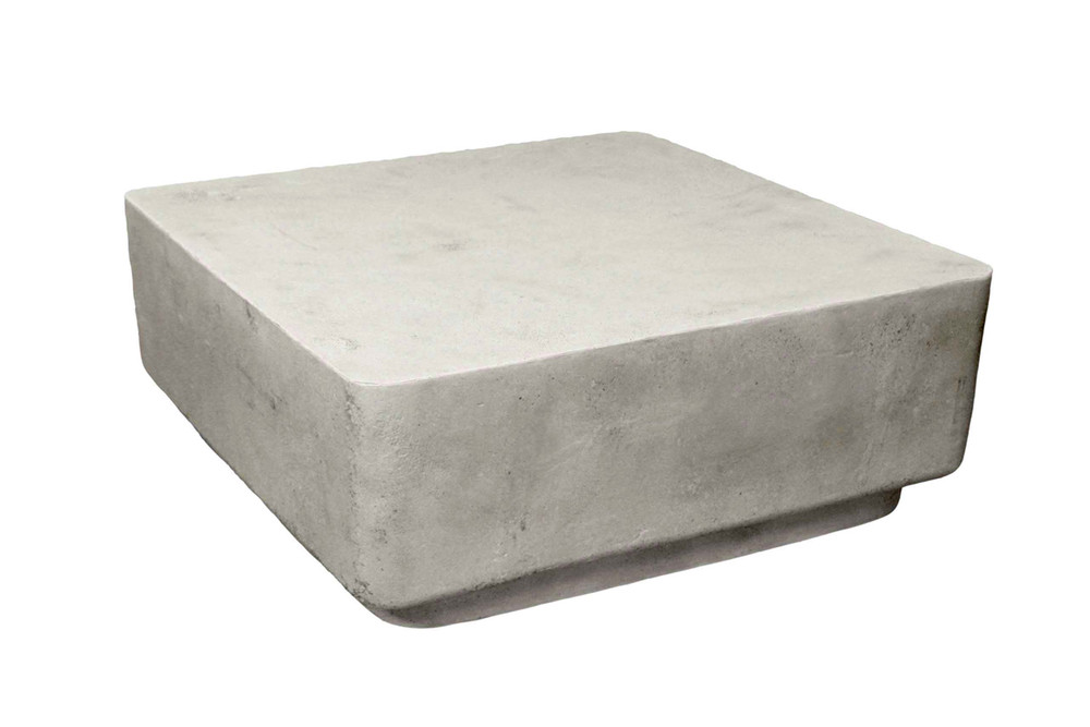 Big Block Cocktail Tables | Lightweight Concrete-Look Coffee Tables