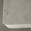 Big Block Cocktail Table Detail (Fiberglass resin and aggregate in white stone finish)