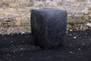 Van Dyke Table Stool (Fiber resin and aggregate in coal stone)