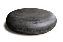 Pebble 36" Diameter Coffee Table (Fiberglass resin and aggregate in coal stone finish)