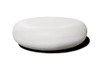 Pebble 36" Diameter Coffee Table (Fiberglass resin and aggregate in white stone finish)