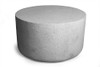Mill Stone 30" Cocktail Table (Fiberglass resin and aggregate  in white stone)
