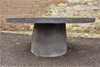 Hive 41in Coffee Table (Fiberglass resin and aggregate in gray stone finish)