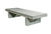 Palm Beach Cocktail Table (Fiberglass resin and aggregate in gray stone finish)