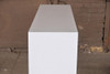 Lynne Tell 48" Console Table (Fiberglass resin and aggregate in white stone)