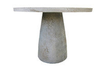 Hive Dining Table 41"Dia (Fiberglass resin and aggregate in gray stone finish)