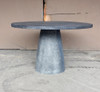 Hive Dining Table 41"Dia (Fiberglass resin and aggregate in gray stone finish)