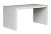 Waterfall Dining Table (Fiberglass resin and aggregate in white stone finish)