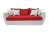 Wakefield Sofa (Fiberglass resin and aggregate in aged stone - cushions not included)