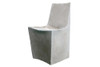 Stone Dining Chair (Fiberglass resin and aggregate in grey stone)