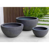 Piccadilly Planters (fiberglass in charcoal finish)