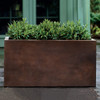 Sandal Planter Boxes (fiberglass in rust finish)