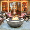 Moderno 4 Fire Bowl (glass fiber reinforced cement in pewter)