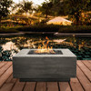 Tavola 42 Fire Table (GFRC in pewter)