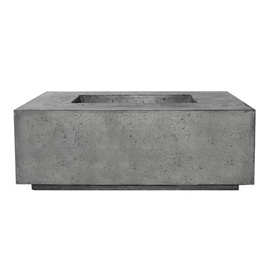 Portos 58 Fire Table w/ Enclosed Propane Unit (GFRC in pewter)