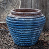 Boca Jar (Terracotta with Beachcomber Blue Glaze)