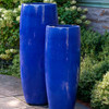 Sabine Planter (Terracotta in Riviera Blue Glaze)
