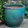 Sem Planter (Terracotta in Weathered Copper Glaze)