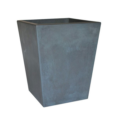 Geo Square Tall Planter (Glass-fiber reinforced concrete in English Lead Perma Spec finish)