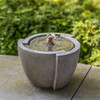 M-Series Concept Fountain - Cast Stone in Greystone Finish