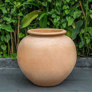 De Vesian Jar: Terracotta in natural finish