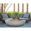 Moderno 3 Fire Pit - (glass fiber reinforced cement in pewter)