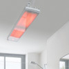 Vision 3200W Electric Radiant Heater bathroom install (in white)