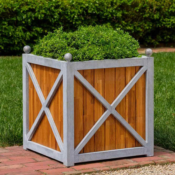 Zinc Oak | Square Planter Boxes