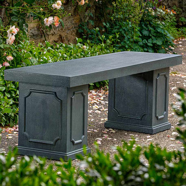 Cumberland Bench (Cast Stone in Lead Antique Finish)