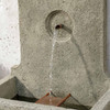 Arles Fountain Splash Guard Detail (Cast Stone in Alpine Stone Finish)