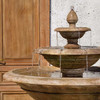 Savannah Fountain Detail (Cast Stone in Aged Limestone Finish)