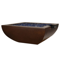 Legacy Square Fire Water Bowl - Material : GFRC