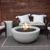 Moderno 8 Fire Bowl with optional Sausalito Propane Enclosure (glass fiber reinforced cement in natural)