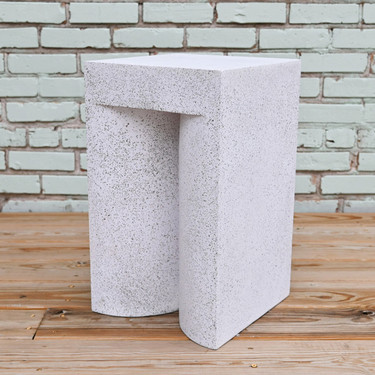 High Brow Table - Fiberglass resin and aggregate in natural stone finish