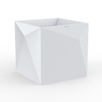 Faz Cube Planter (Polyethylene in White)