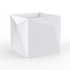 Faz Cube Planter (Polyethylene in white)