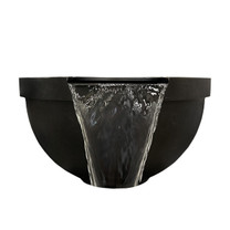 Sorrento Fire Water Bowl (GFRC in ebony)