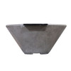 Verona Fire Water Bowl (GFRC in pewter)