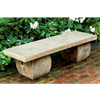 Ryokan Bench (Cast Stone in Brownstone Finish)