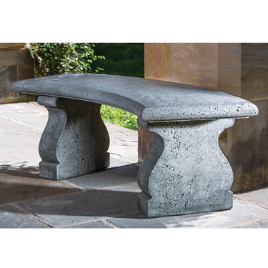 Provencal Bench (Cast Stone in Alpine Stone Finish)