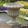 Longwood Main Fountain Garden Urn (Cast Stone in Verde Finish)