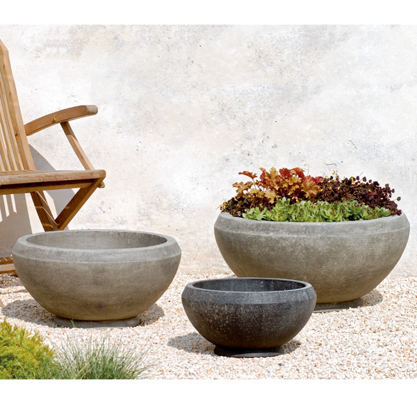 Textured Zen Bowl Extra Large Planters Kinsey Garden Decor