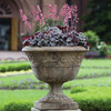 Smithsonian Foliated Scroll Urn (Cast Stone in Pietra Nuova Finish)