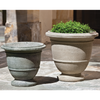 Relais Urns (Cast Stone in Alpine Stone & Verde Finishes)