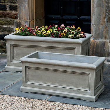 Orleans Window Boxes (Cast Stone in Alpine Stone Finish)