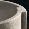 Concept Planter Detail (Cast Stone in Greystone  Finish)