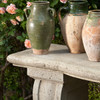 Loire Console Table Detail (Cast stone in Greystone  finish)