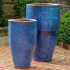Banyan Planters (Terracotta in Rustic Blue Glaze)