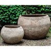 Paseo Bowl Planters (Terracotta in Antico Finish)
