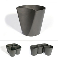 Ginko Container Grouping - Material : Fiber Cement - Finish : Anthracite